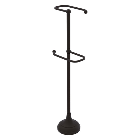 Allied Brass TS-29-ORB 2-Roll Oil Rubbed Bronze Freestanding Toilet Tissue Holder