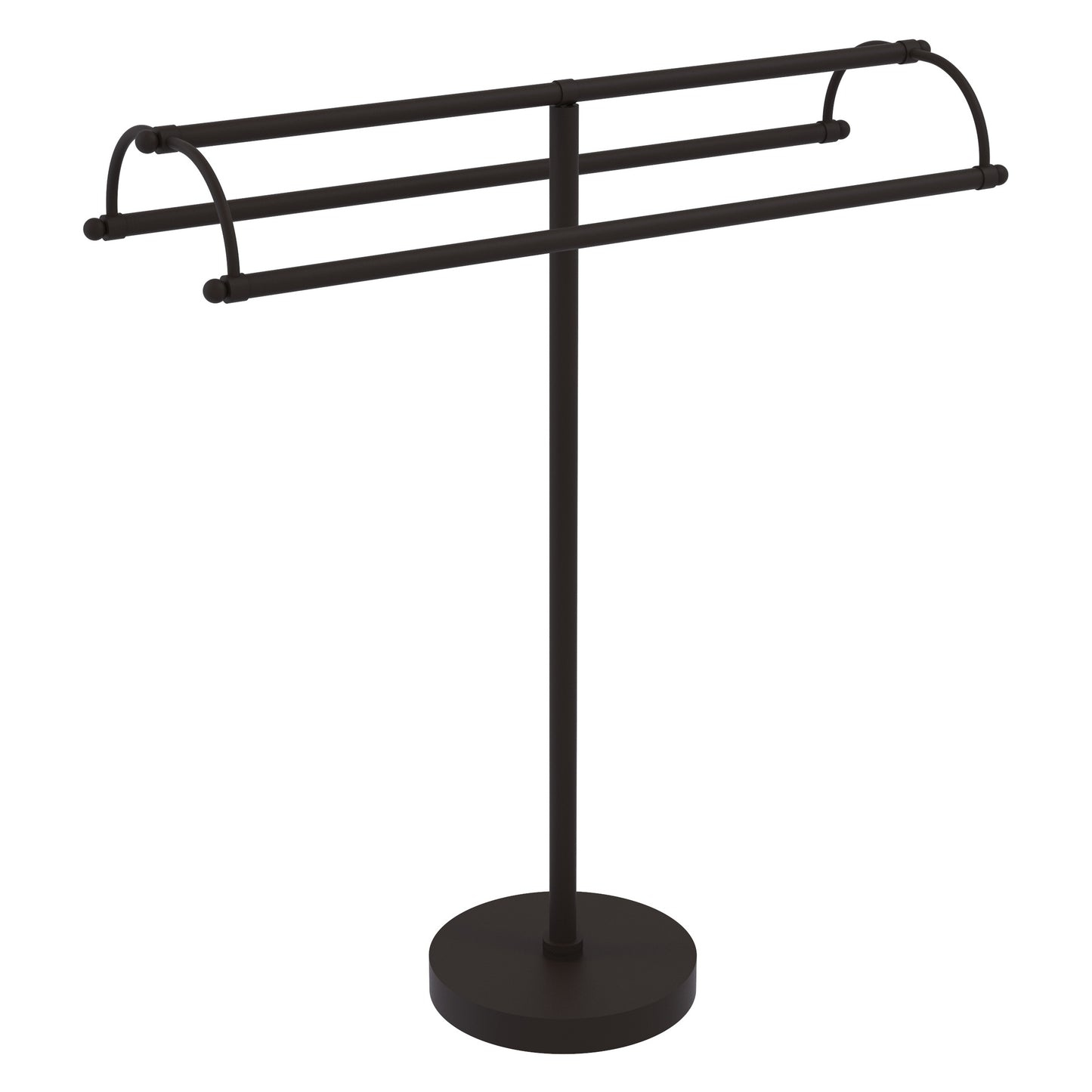 Allied Brass TS-31-ORB 2-Arm Oil Rubbed Bronze Freestanding Towel Holder