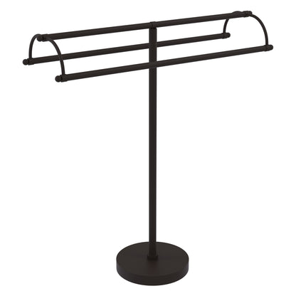 Allied Brass TS-31-ORB 2-Arm Oil Rubbed Bronze Freestanding Towel Holder