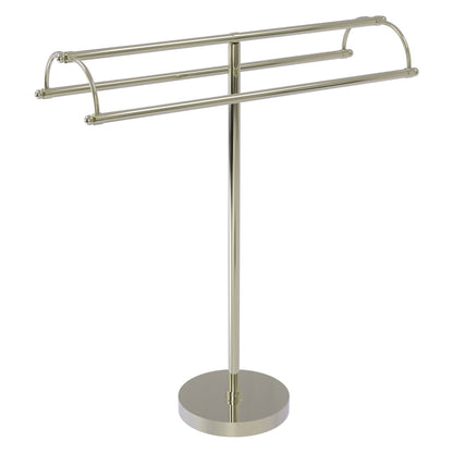 Allied Brass TS-31-PNI 2-Arm Polished Nickel Freestanding Towel Holder