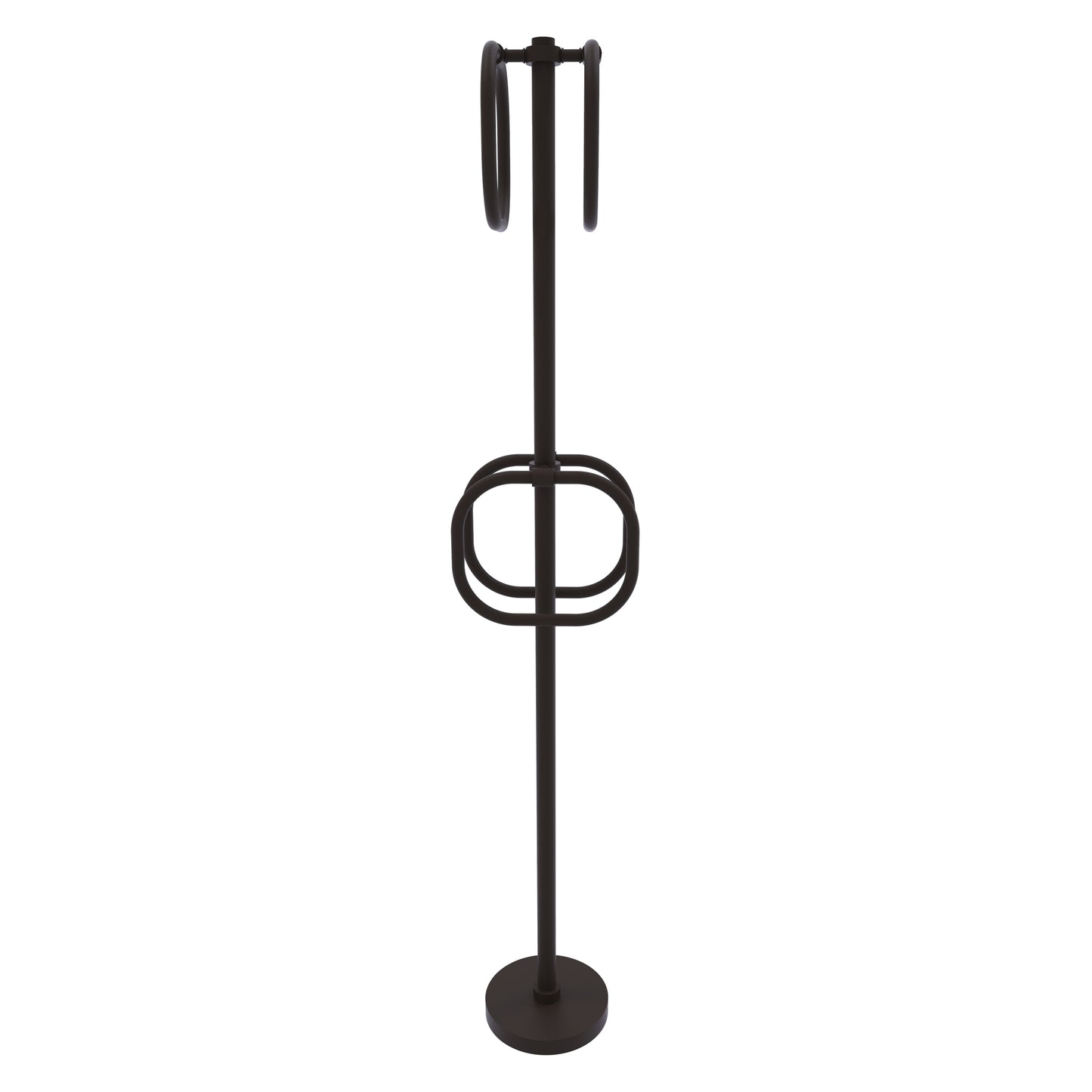 Allied Brass TS-40-ORB Oil Rubbed Bronze Freestanding Towel Holder