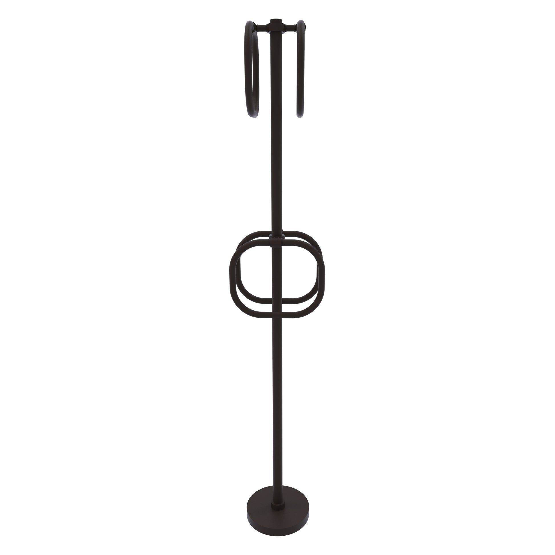 Allied Brass TS-40-ORB Oil Rubbed Bronze Freestanding Towel Holder