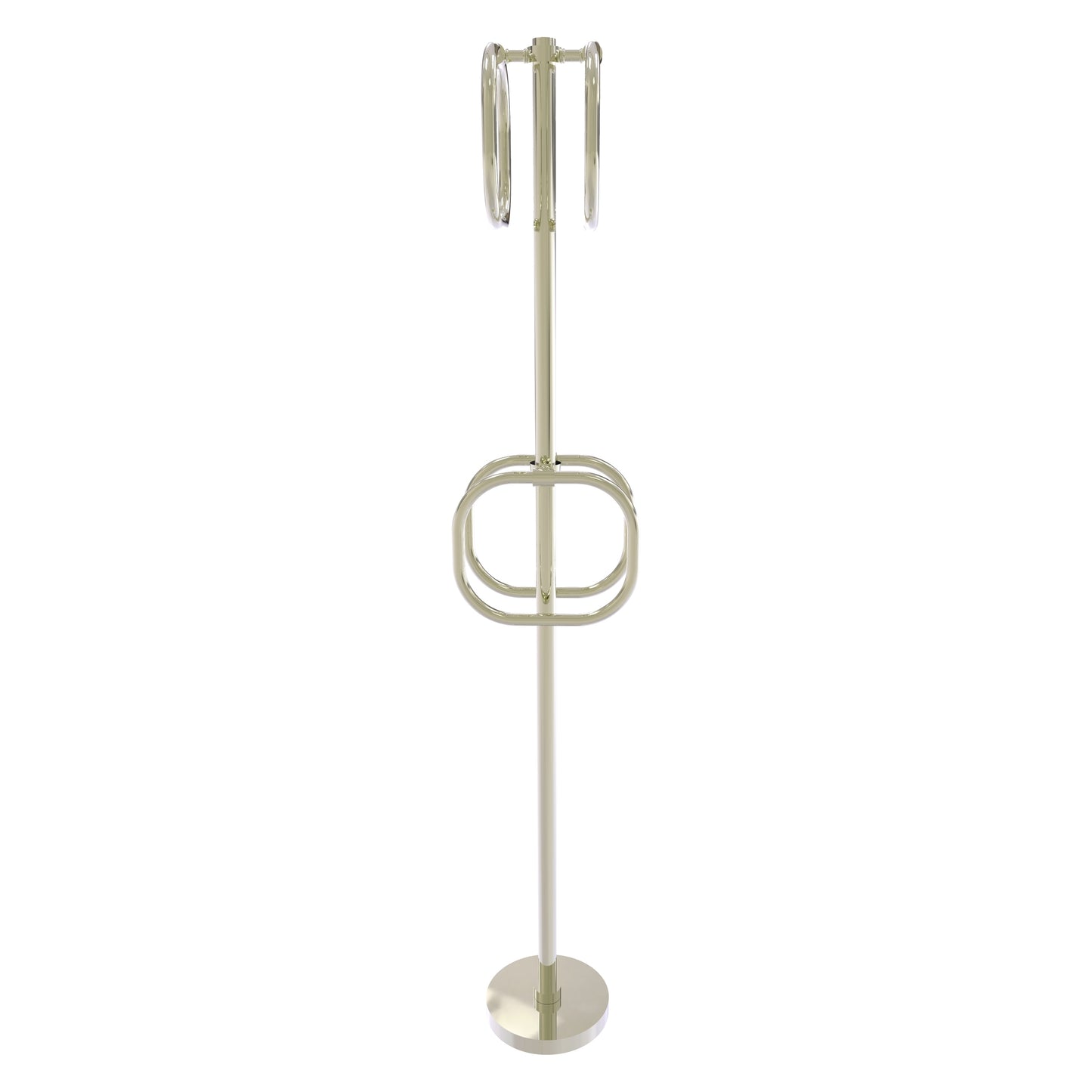 Allied Brass TS-40-PNI Polished Nickel Freestanding Towel Holder