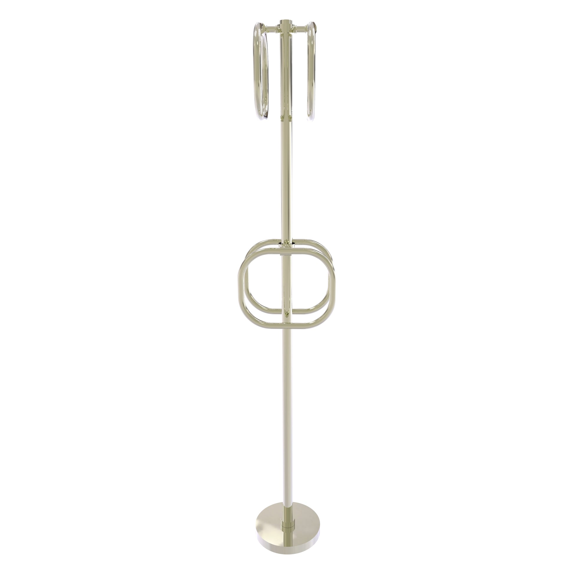 Allied Brass TS-40-PNI Polished Nickel Freestanding Towel Holder