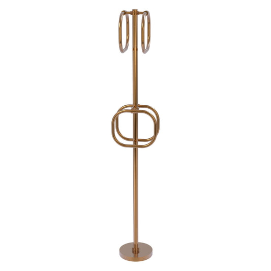 Allied Brass TS-40D-BBR Brushed Bronze Freestanding Towel Holder