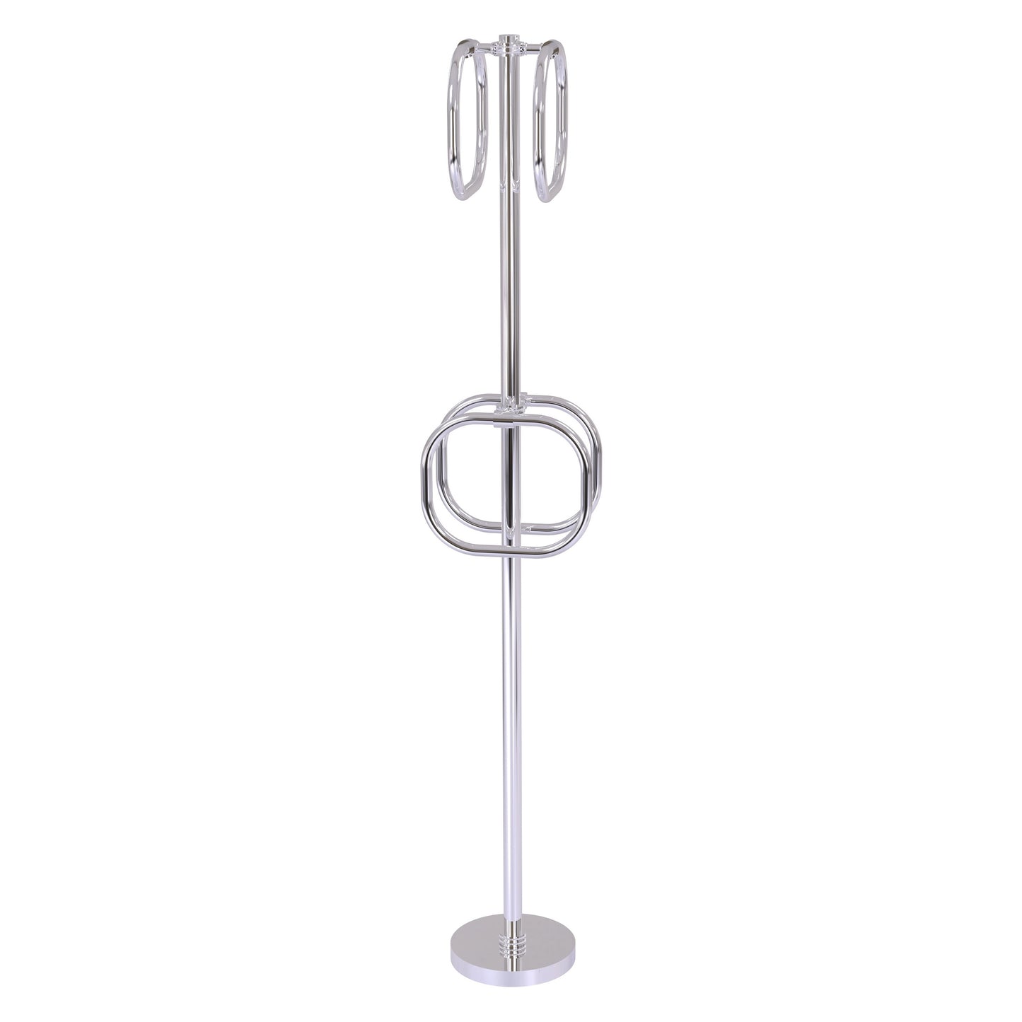 Allied Brass TS-40D-PC Polished Chrome Freestanding Towel Holder