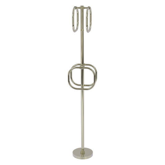 Allied Brass TS-40D-PNI Polished Nickel Freestanding Towel Holder