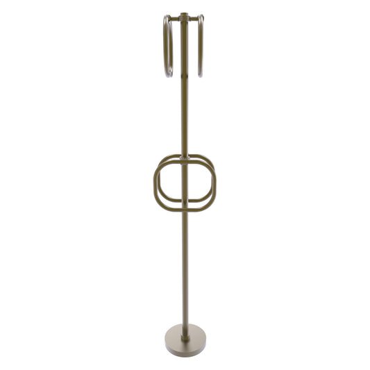 Allied Brass TS-40G-ABR Antique Brass Freestanding Towel Holder