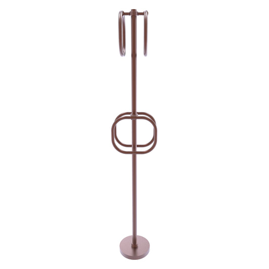 Allied Brass TS-40G-CA Antique Copper Freestanding Towel Holder