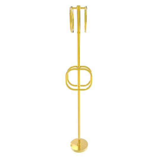 Allied Brass TS-40G-PB Polished Brass Freestanding Towel Holder