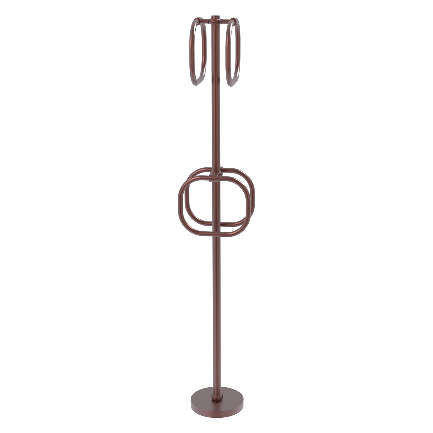 Allied Brass TS-40T-CA Antique Copper Freestanding Towel Holder