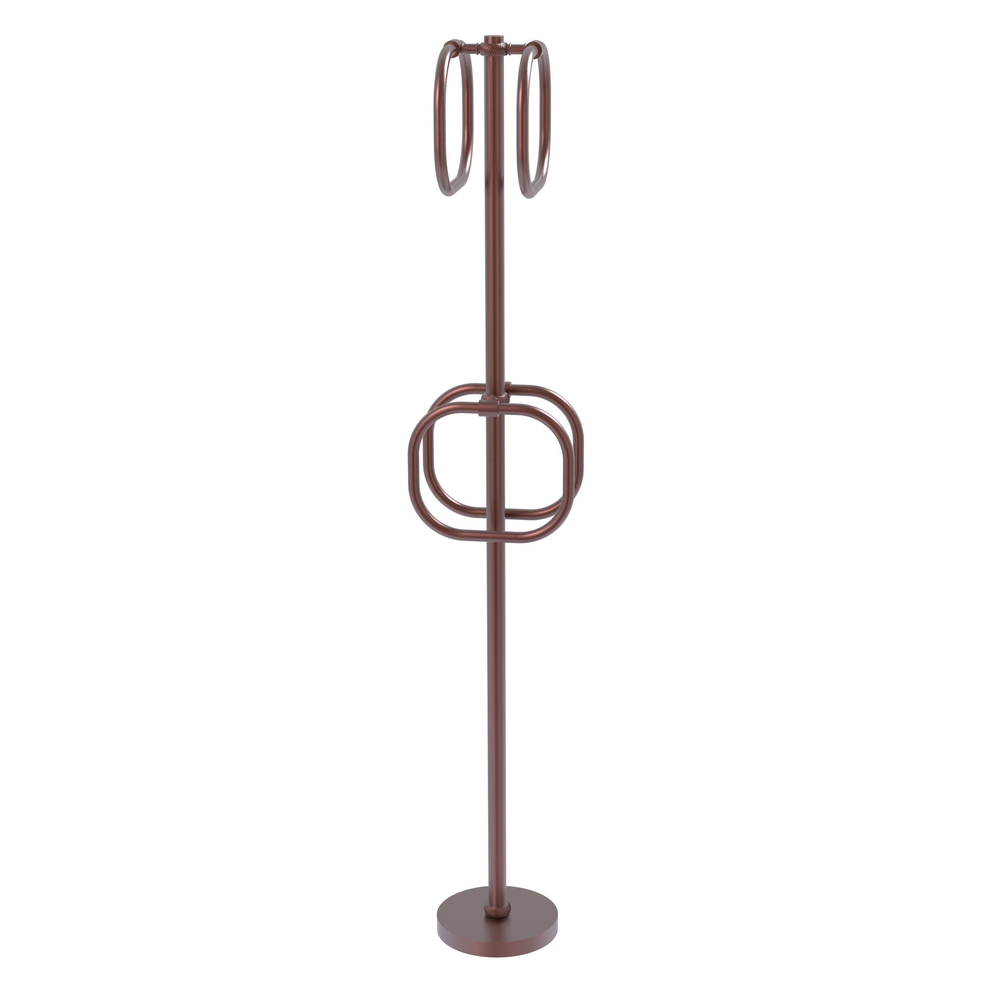 Allied Brass TS-40T-CA Antique Copper Freestanding Towel Holder