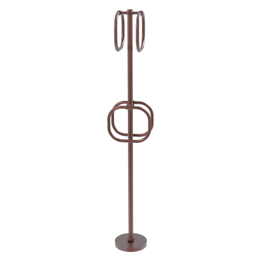 Allied Brass TS-40T-CA Antique Copper Freestanding Towel Holder