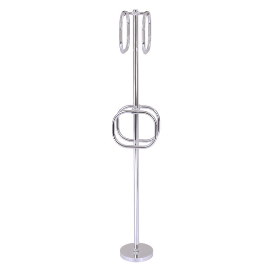 Allied Brass TS-40T-PC Polished Chrome Freestanding Towel Holder