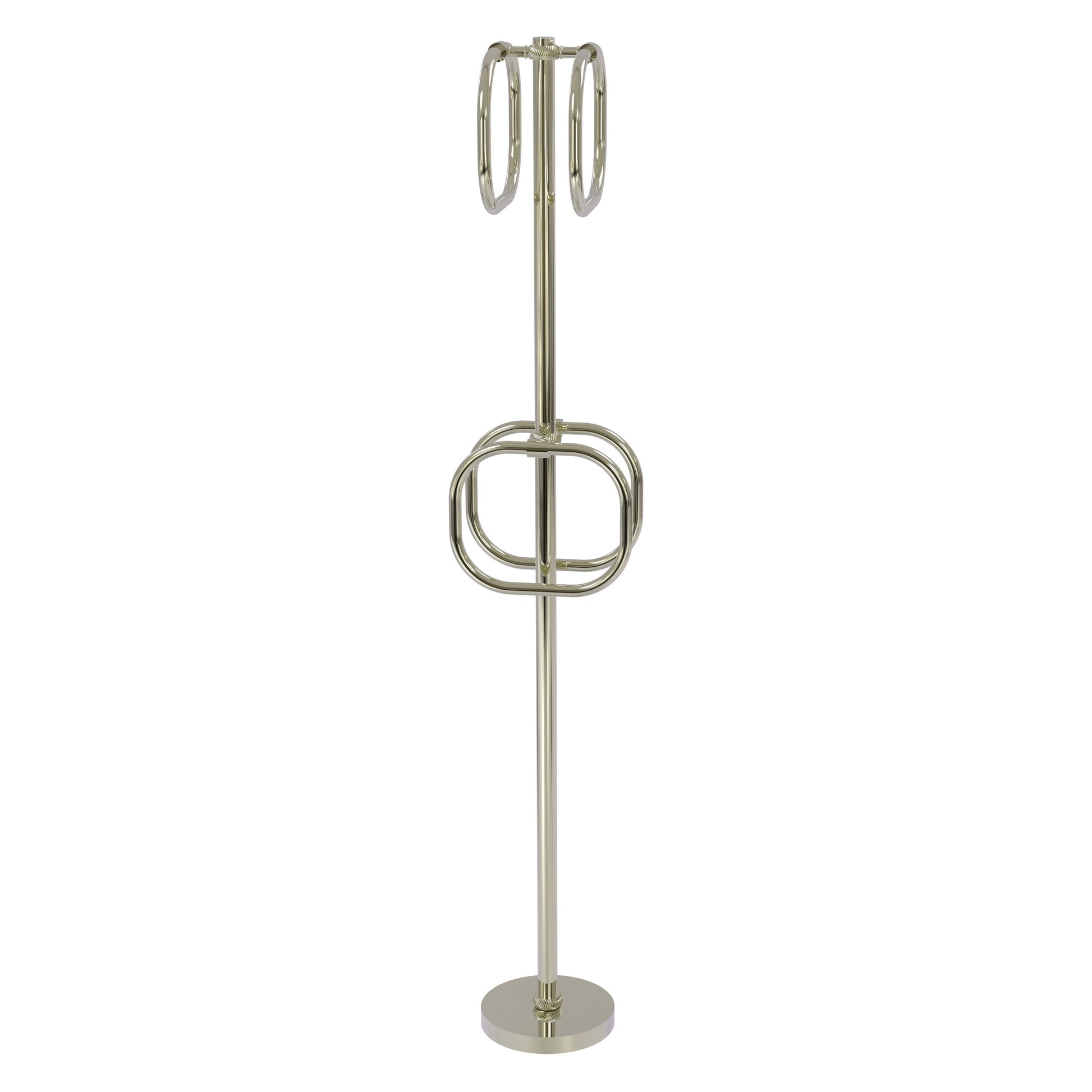 Allied Brass TS-40T-PNI Polished Nickel Freestanding Towel Holder