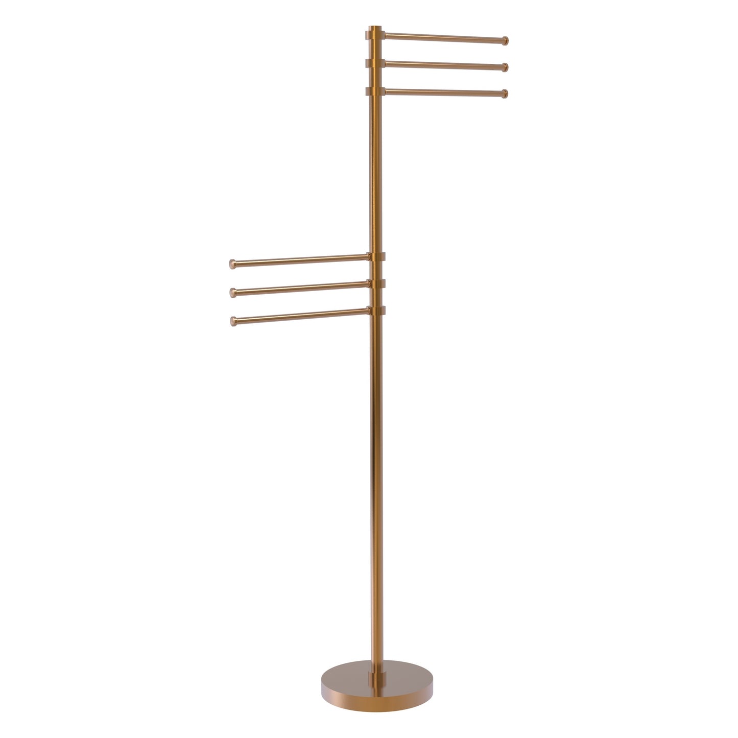 Allied Brass TS-50-BBR Brushed Bronze Towel Holder Stand