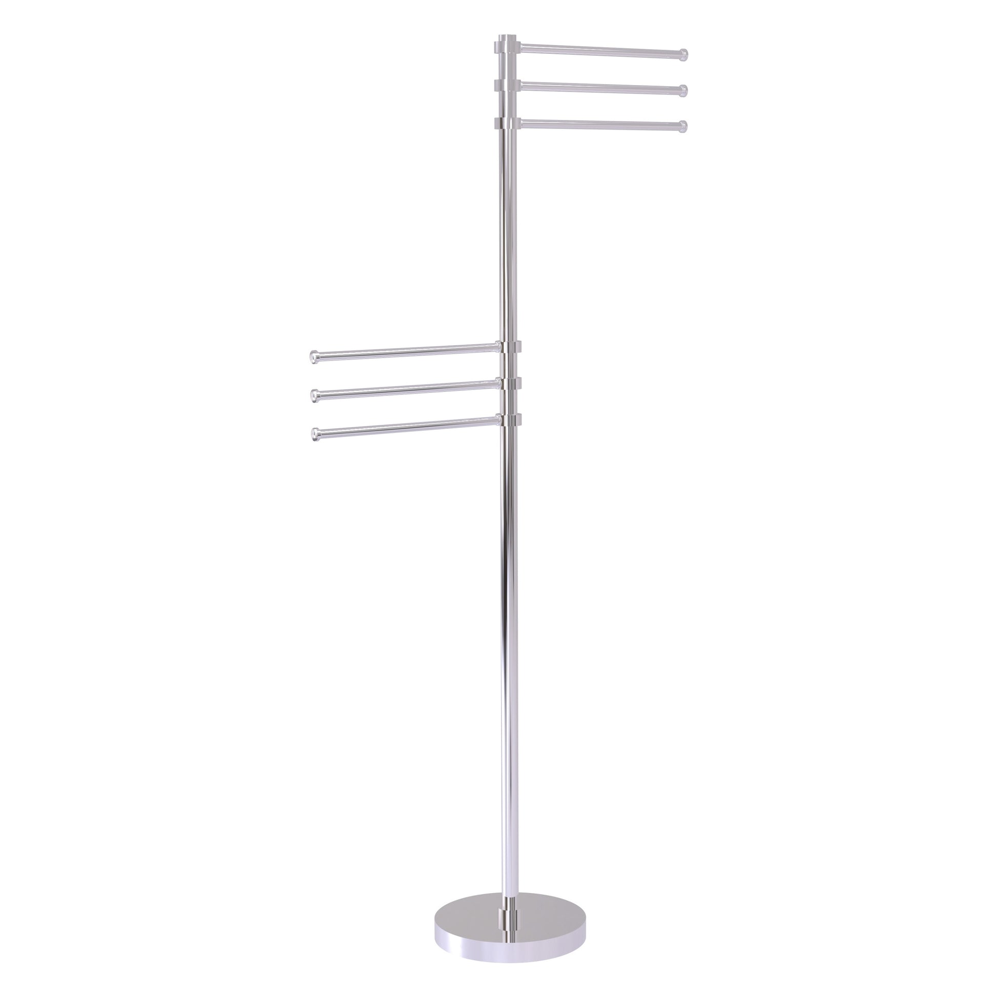 Allied Brass TS-50-PC Polished Chrome Towel Holder Stand