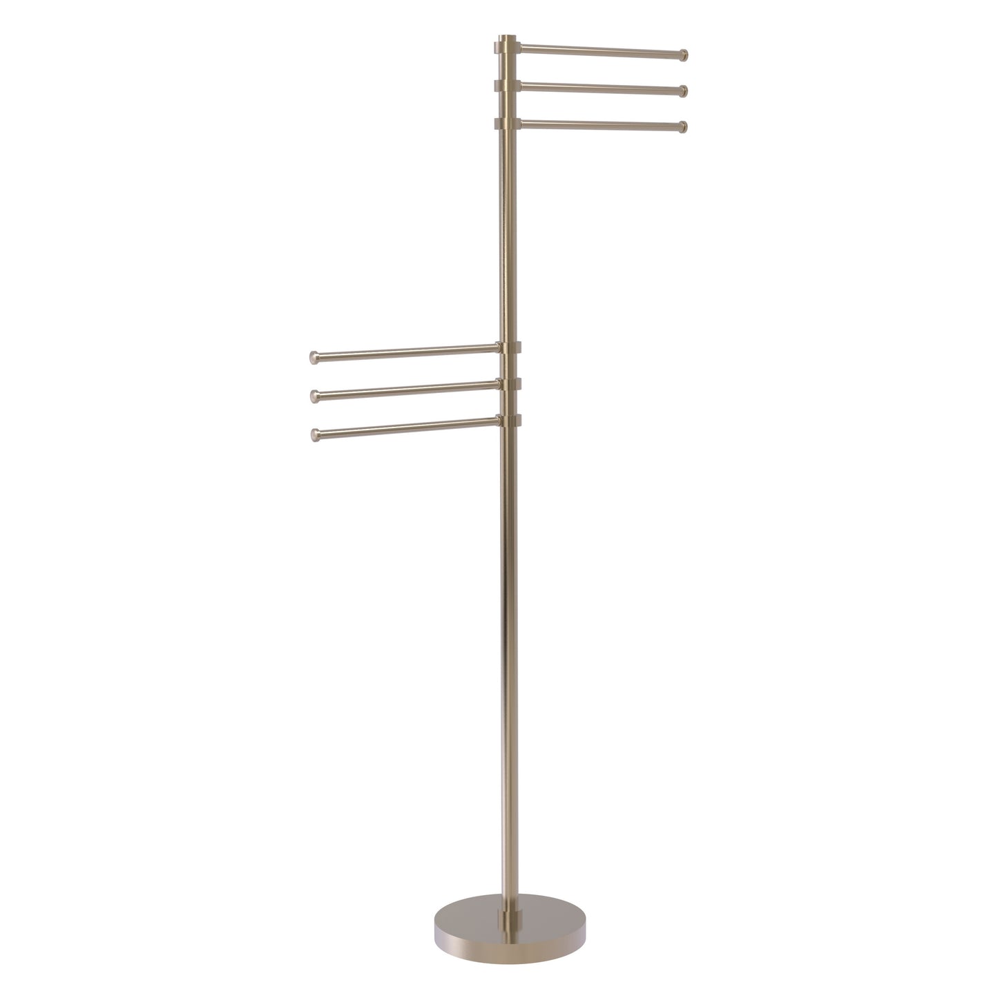 Allied Brass TS-50-PEW Antique Pewter Towel Holder Stand