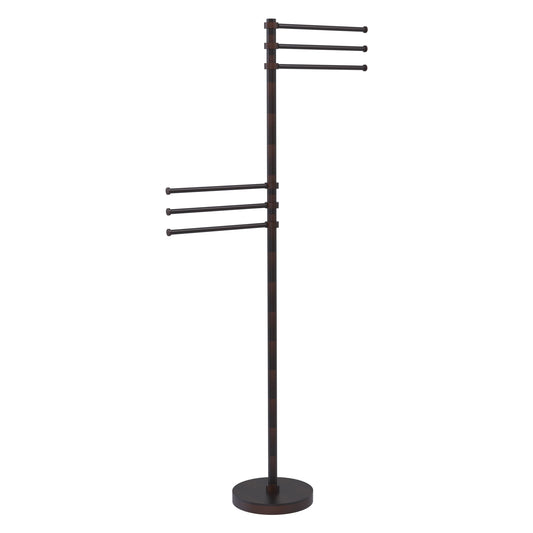 Allied Brass TS-50-VB Venetian Bronze Towel Holder Stand