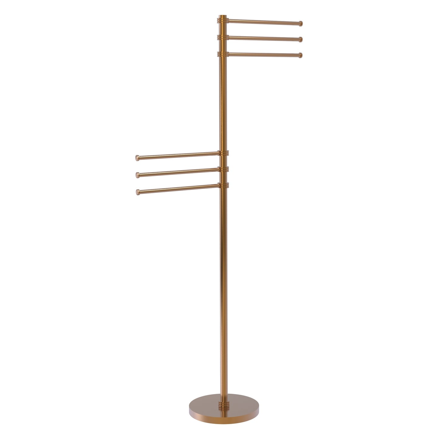 Allied Brass TS-50D-BBR Brushed Bronze Towel Holder Stand