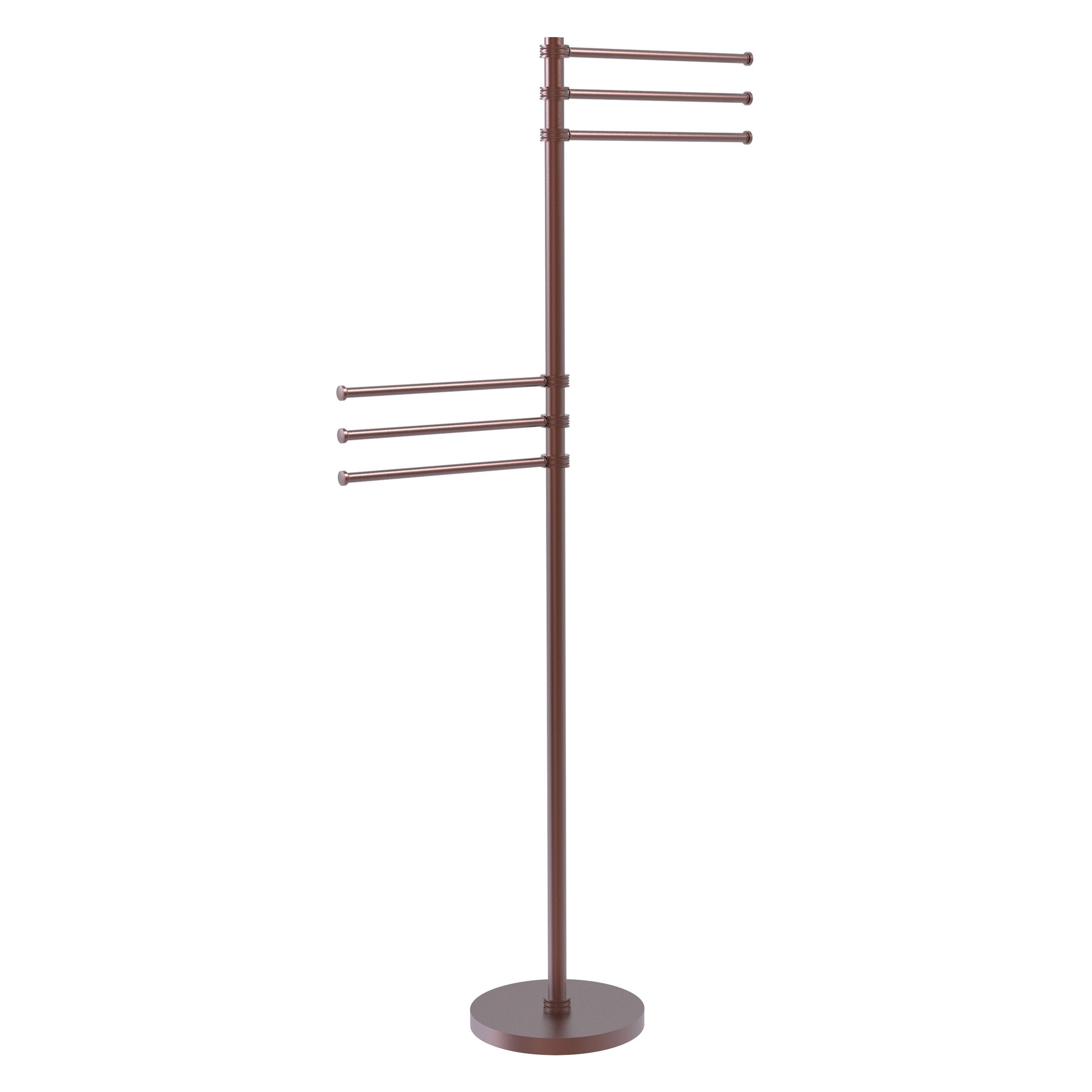 Allied Brass TS-50D-CA Antique Copper Towel Holder Stand