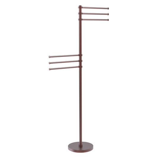 Allied Brass TS-50D-CA Antique Copper Towel Holder Stand