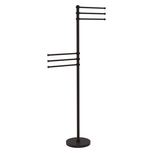 Allied Brass TS-50D-ORB Oil Rubbed Bronze Towel Holder Stand