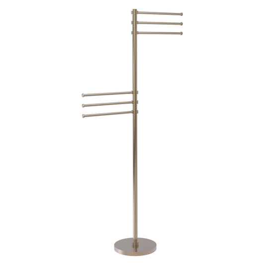 Allied Brass TS-50D-PEW Antique Pewter Towel Holder Stand