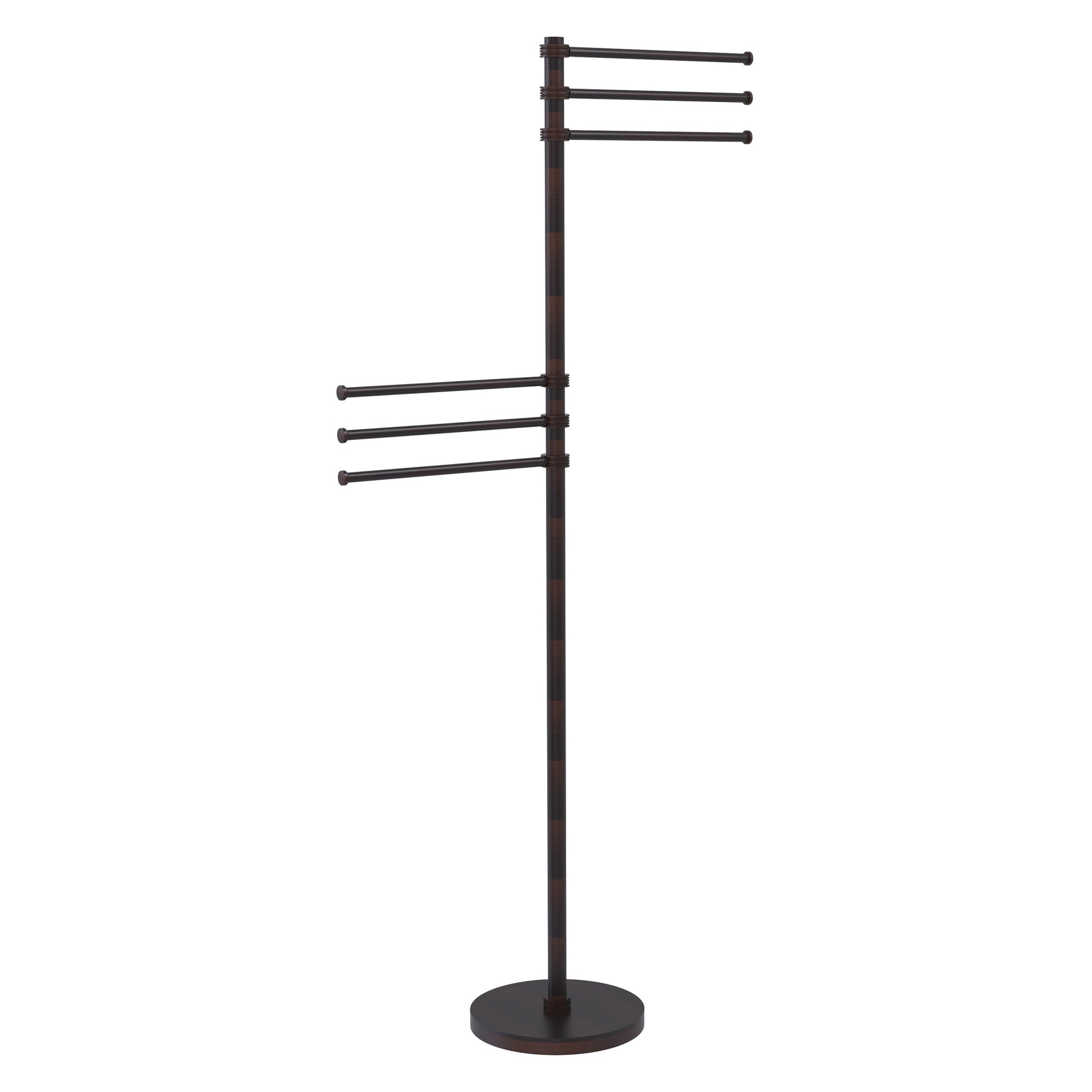 Allied Brass TS-50D-VB Venetian Bronze Towel Holder Stand