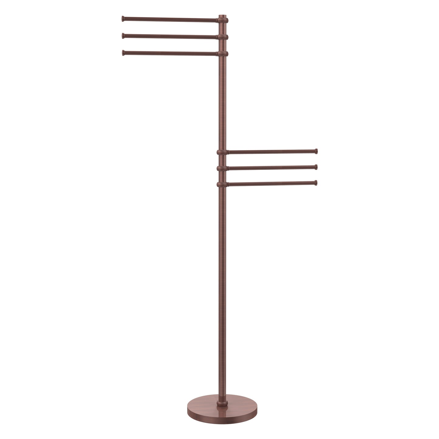 Allied Brass TS-50T-CA Antique Copper Towel Holder Stand