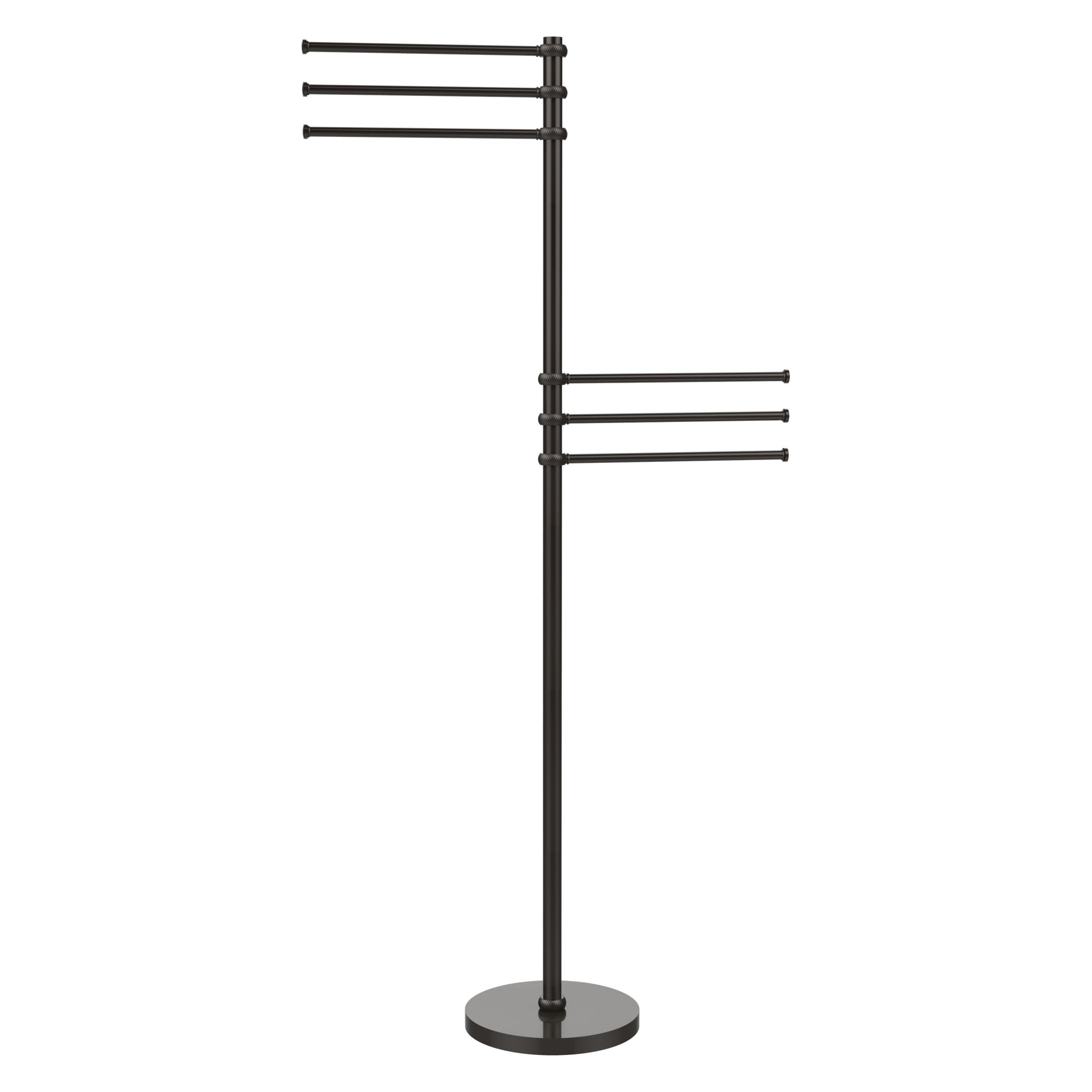 Allied Brass TS-50T-ORB Oil Rubbed Bronze Towel Holder Stand