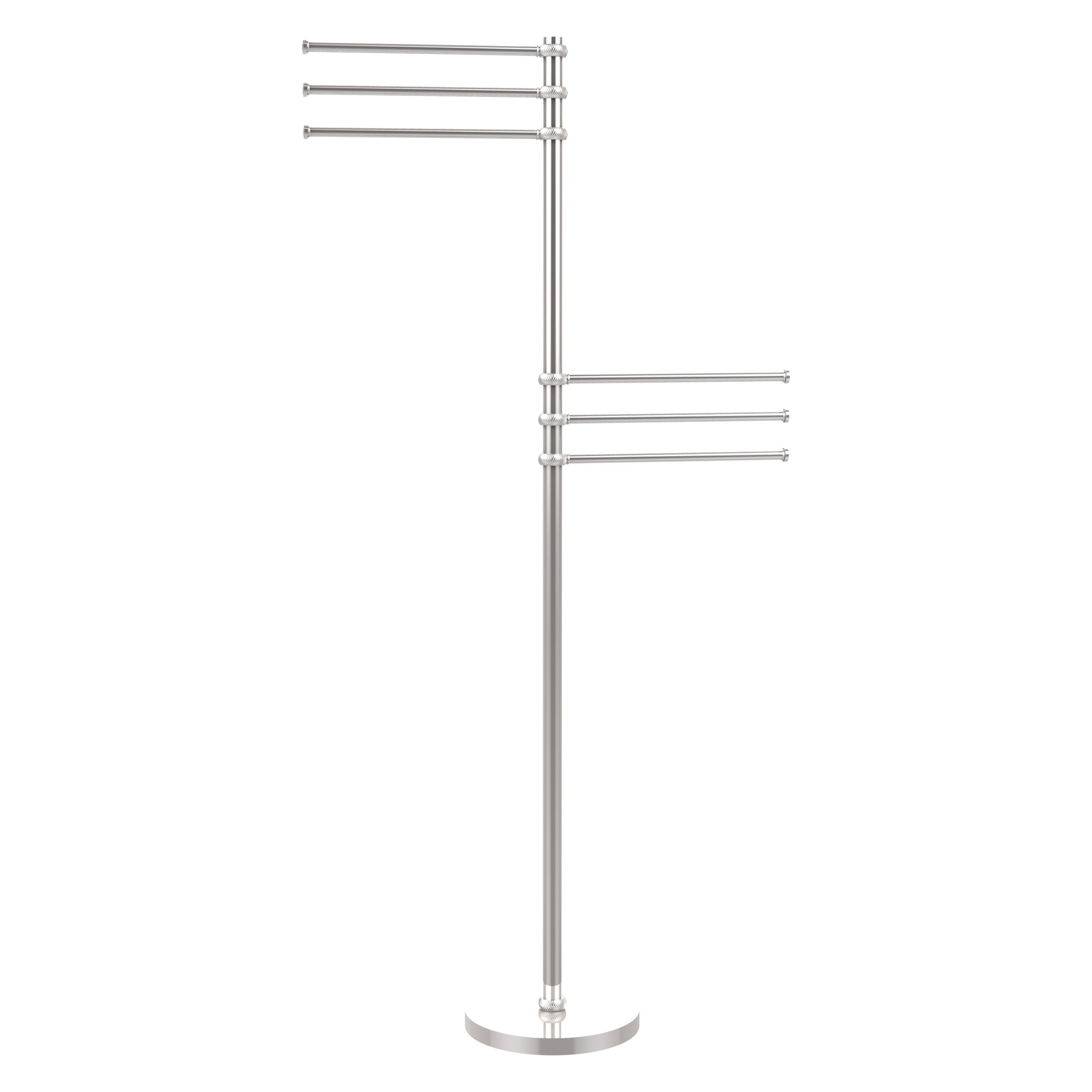 Allied Brass TS-50T-PC Polished Chrome Towel Holder Stand
