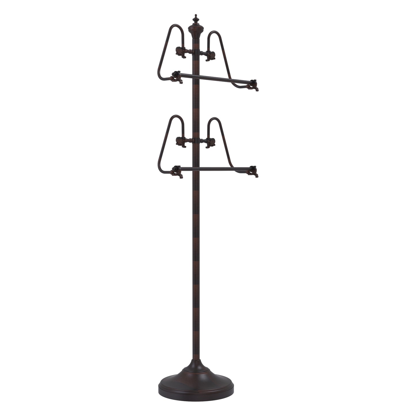 Allied Brass TS-6-VB 49" Venetian Bronze Floor Standing Towel Holder