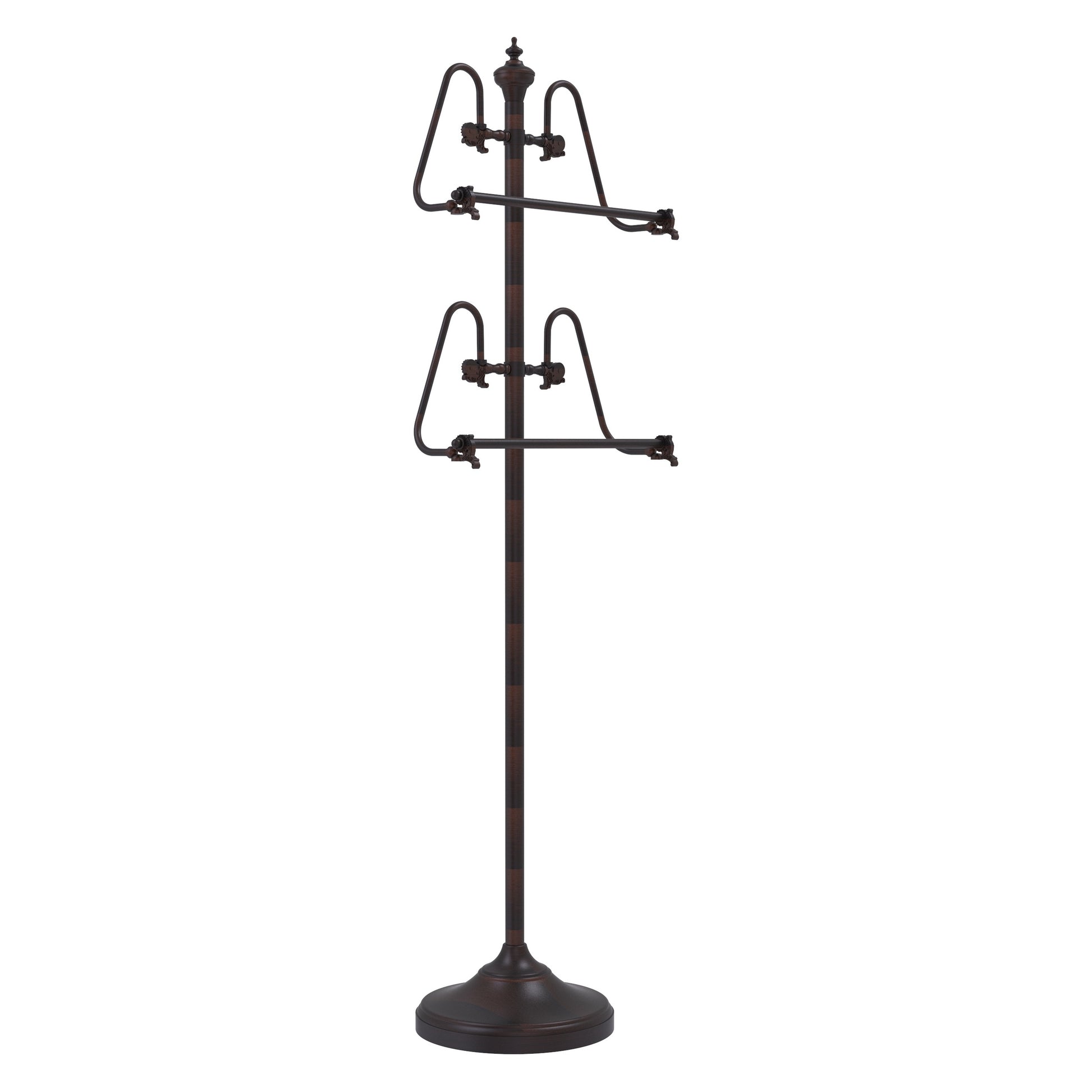 Allied Brass TS-6-VB 49" Venetian Bronze Floor Standing Towel Holder
