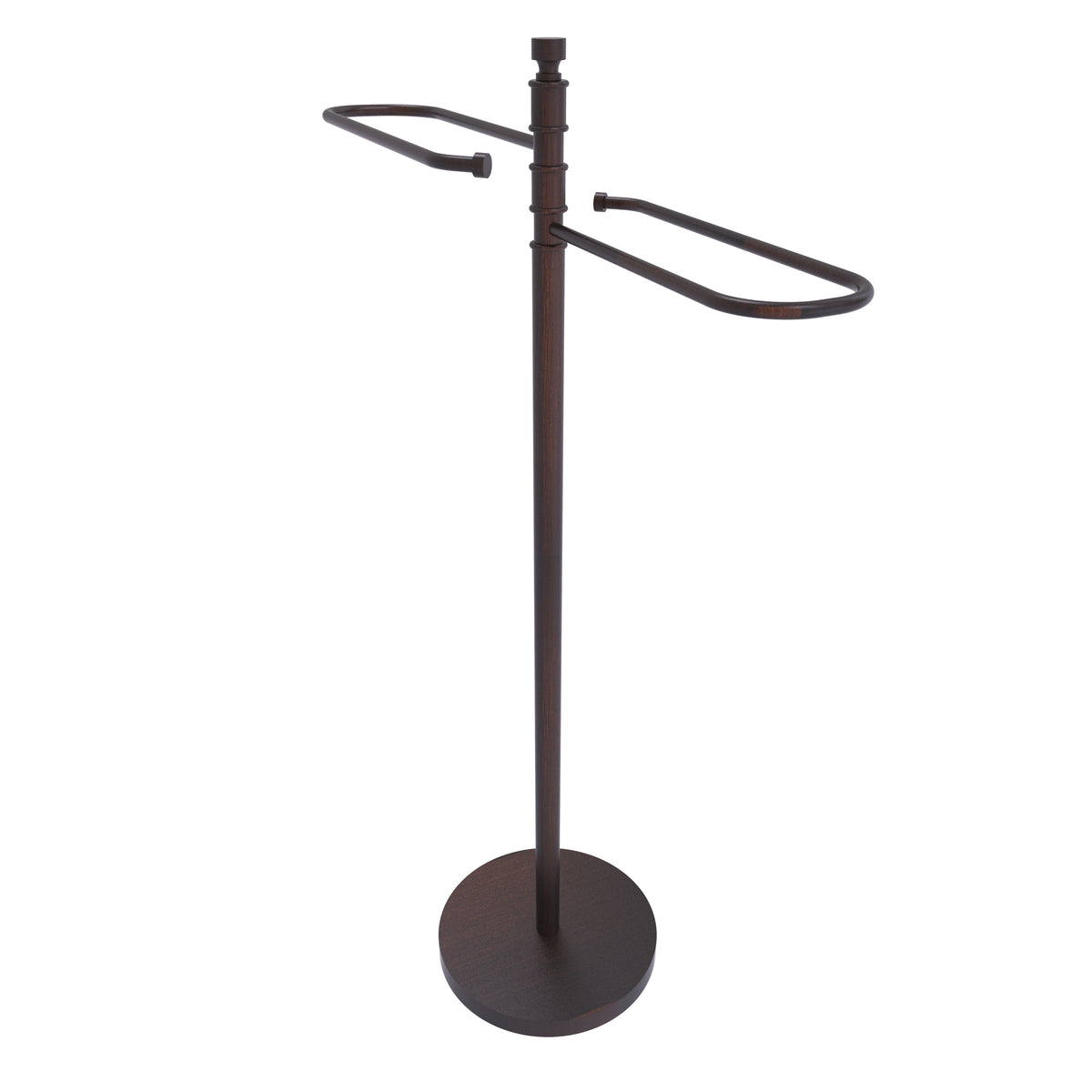 Allied Brass TS-8-VB Venetian Bronze Contemporary Free Standing Floor Bath Towel Holder Stand