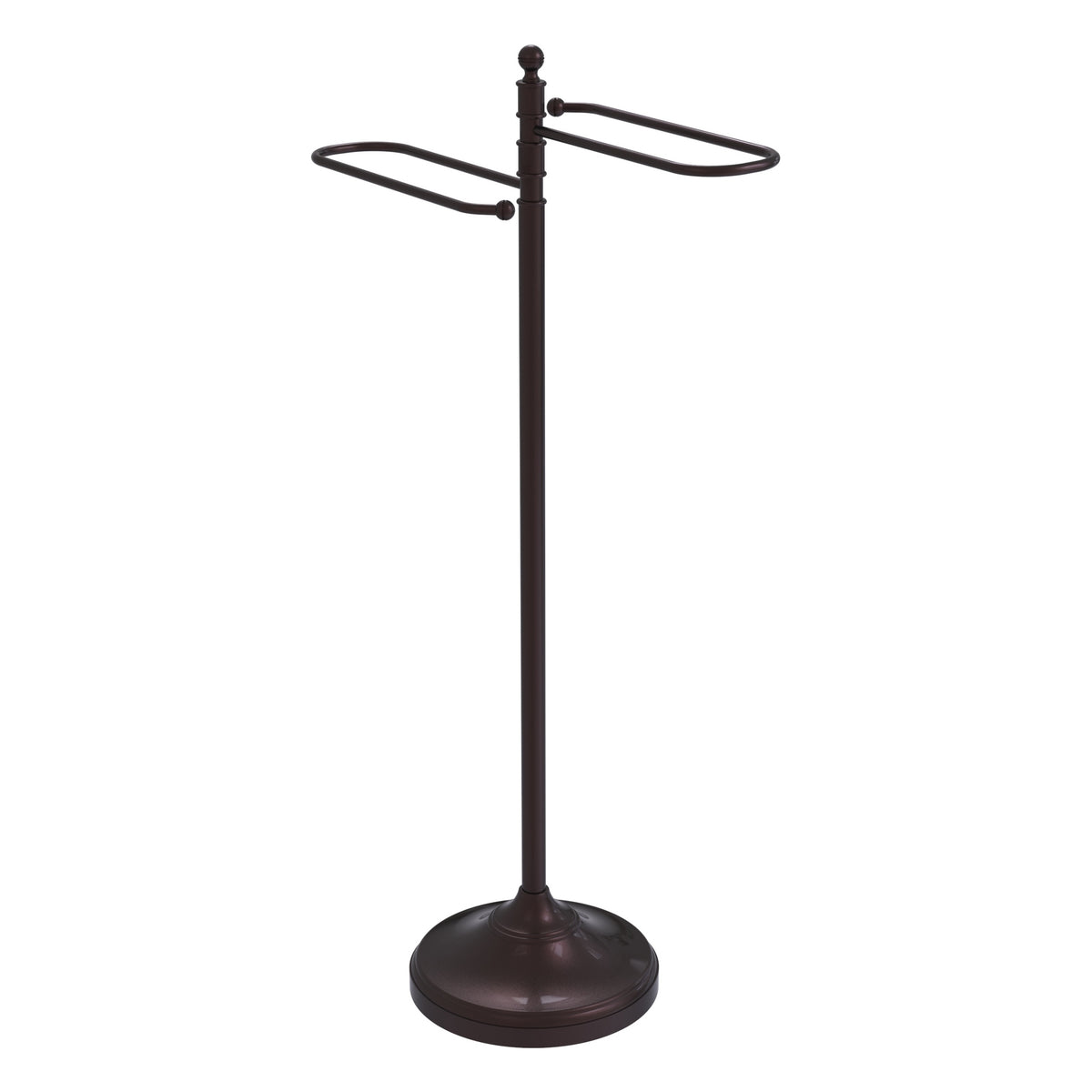 Allied Brass TS-9-ABZ Antique Bronze Tranditional Free Standing Floor Bath Towel Holder Stand