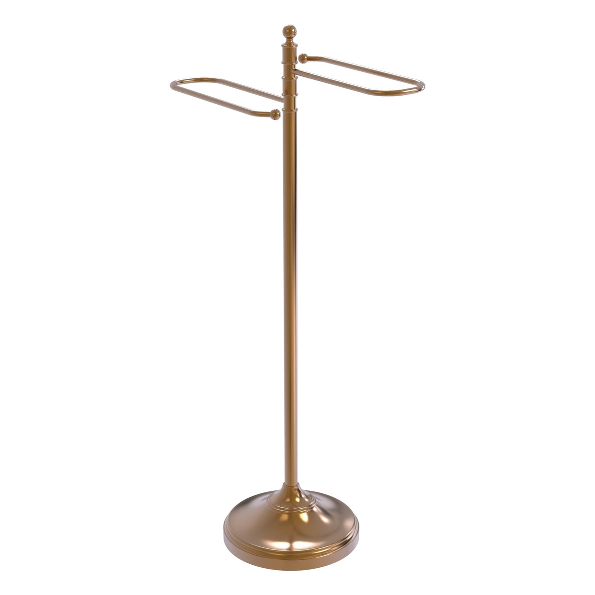 Allied Brass TS-9-BBR Brushed Bronze Tranditional Free Standing Floor Bath Towel Holder Stand