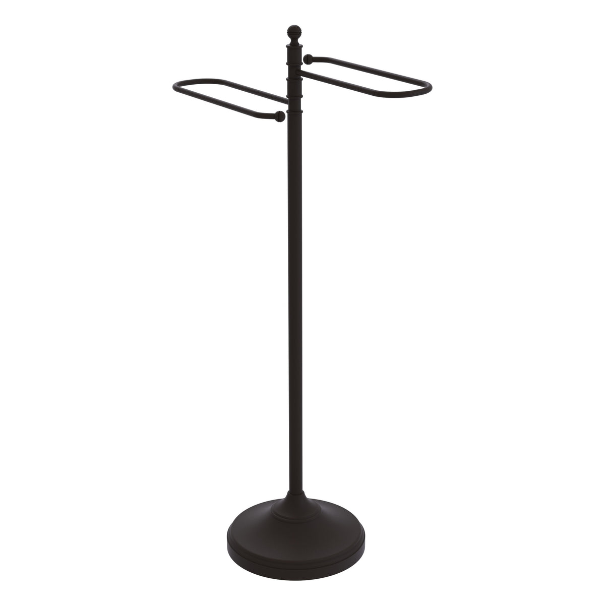 Allied Brass TS-9-ORB Oil Rubbed Bronze Tranditional Free Standing Floor Bath Towel Holder Stand