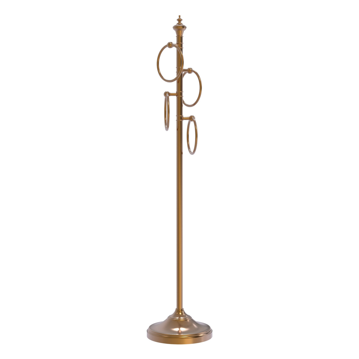 Allied Brass TS-D1-BBR Brushed Bronze Towel Holder Stand