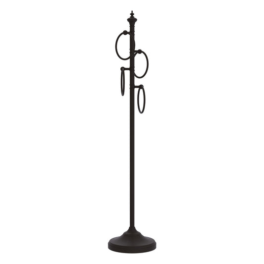 Allied Brass TS-D1-ORB Oil Rubbed Bronze Towel Holder Stand