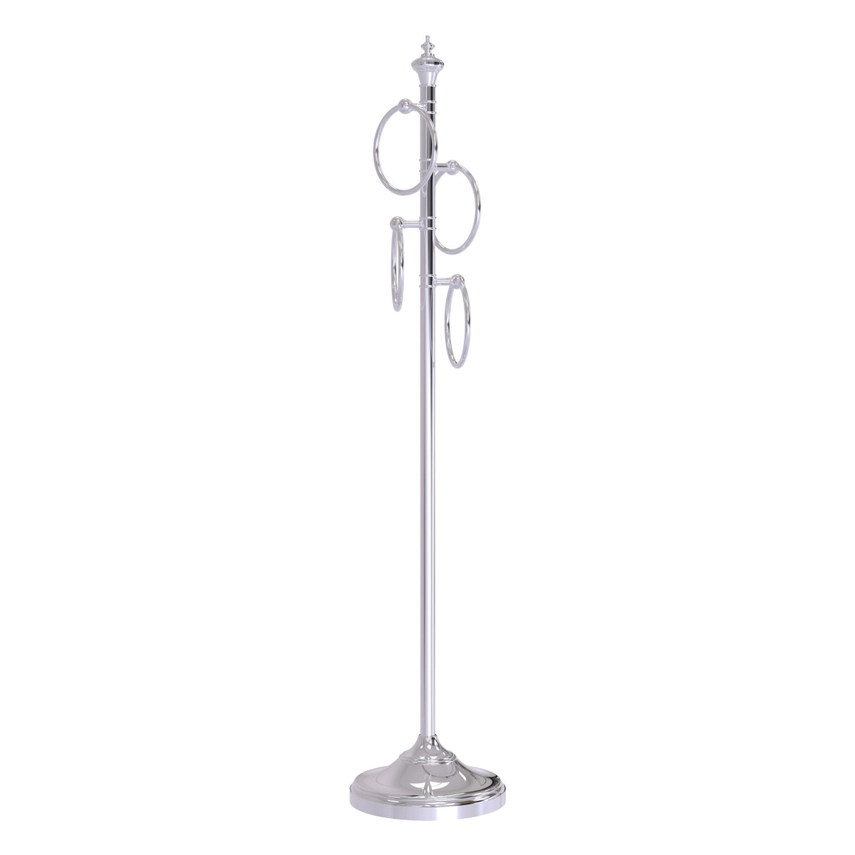 Allied Brass TS-D1-PC Polished Chrome Towel Holder Stand