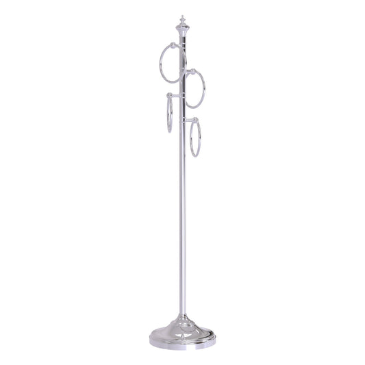 Allied Brass TS-D1-PC Polished Chrome Towel Holder Stand