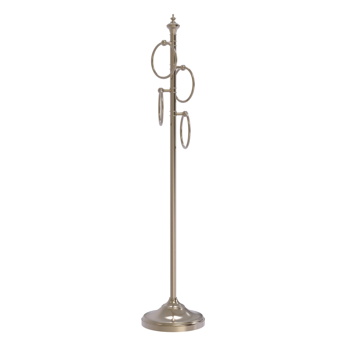 Allied Brass TS-D1-PEW Antique Pewter Towel Holder Stand