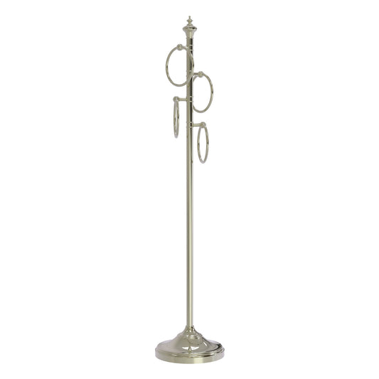 Allied Brass TS-D1-PNI Polished Nickel Towel Holder Stand