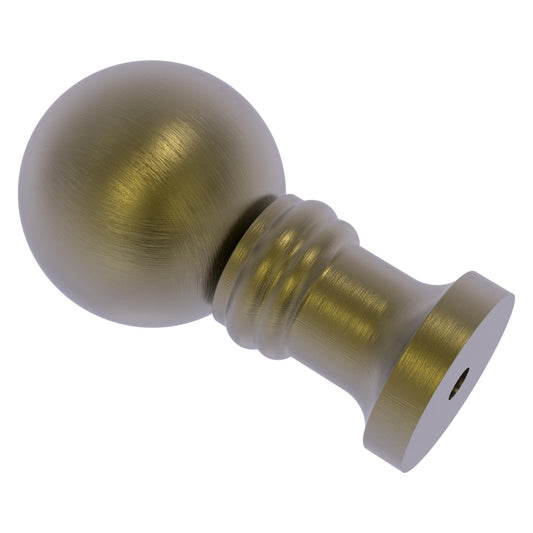 Allied Brass W-1-ABR 1" Antique Brass Cabinet Knob