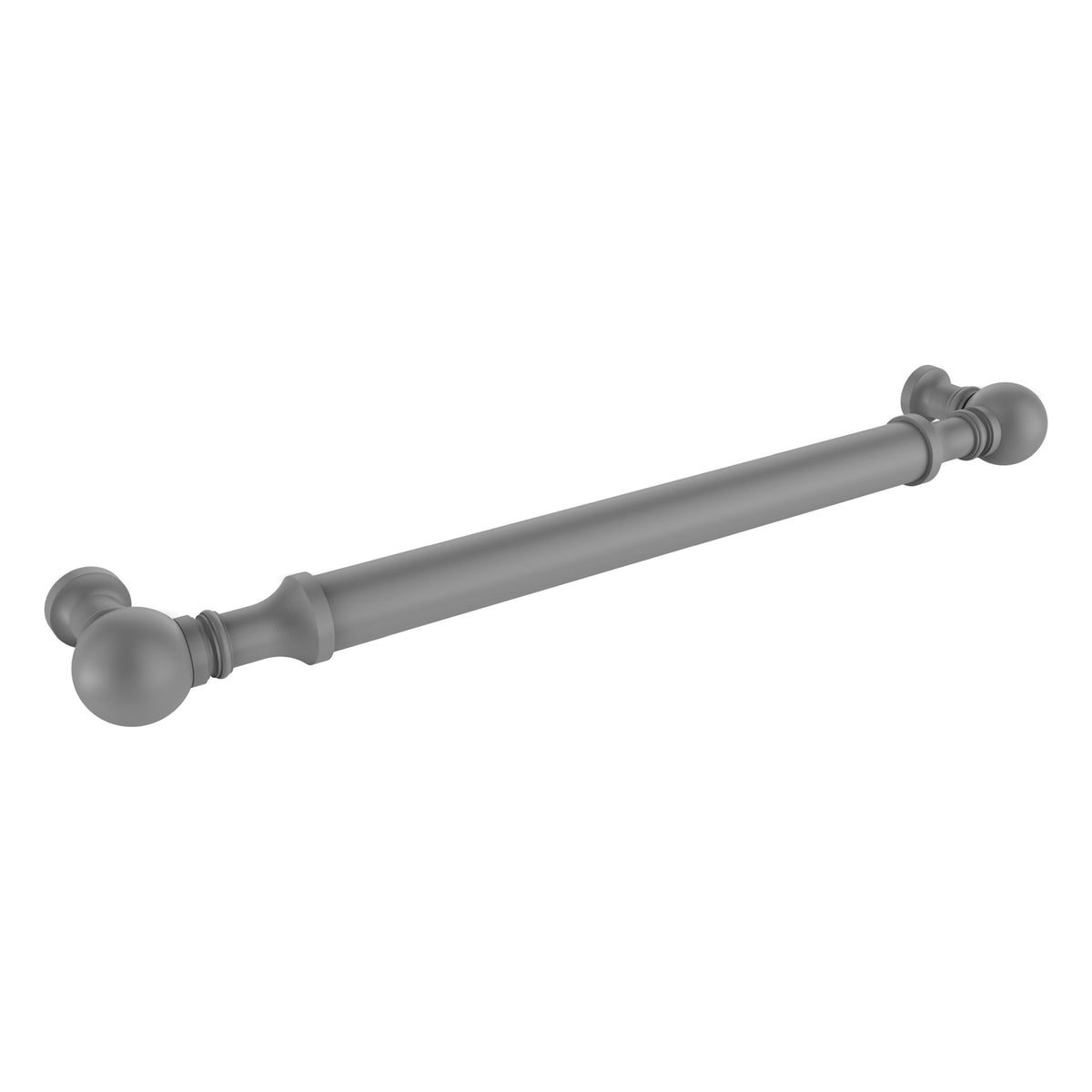 Allied Brass W-3/8-GYM 8" Matte Gray Door Pull