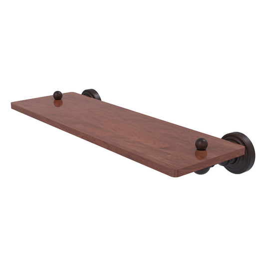 Allied Brass WP-1-16-IRW-VB Waverly Place 16" Venetian Bronze Solid IPE Ironwood Shelf