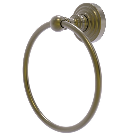 Allied Brass WP-16-ABR Waverly Place 6" Antique Brass Towel Ring