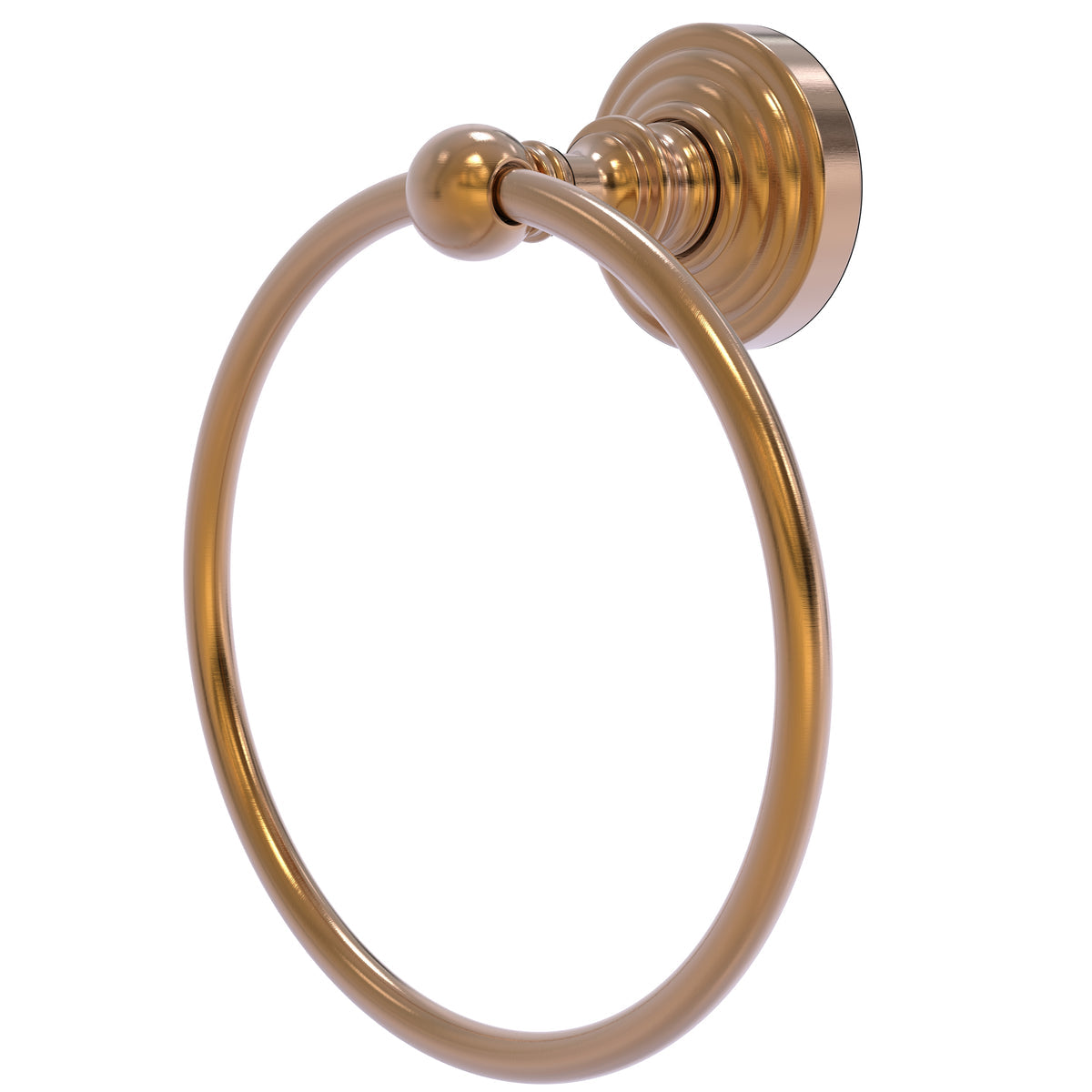 Allied Brass WP-16-BBR Waverly Place 6" Brushed Bronze Towel Ring
