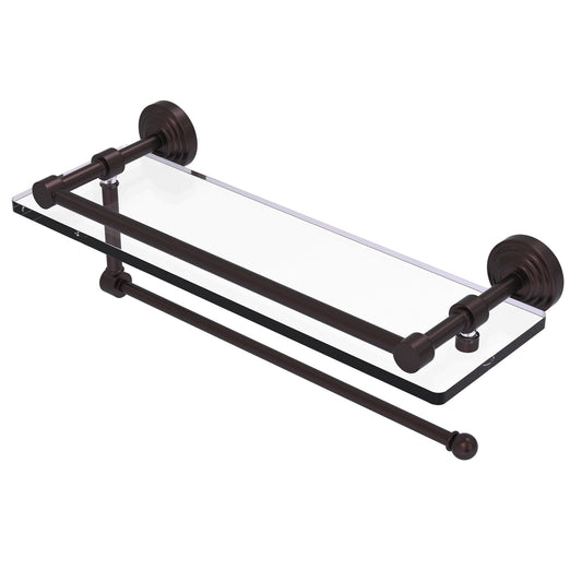 Allied Brass WP-1PT/16-GAL-ABZ Waverly Place 16" Antique Bronze Paper Towel Holder